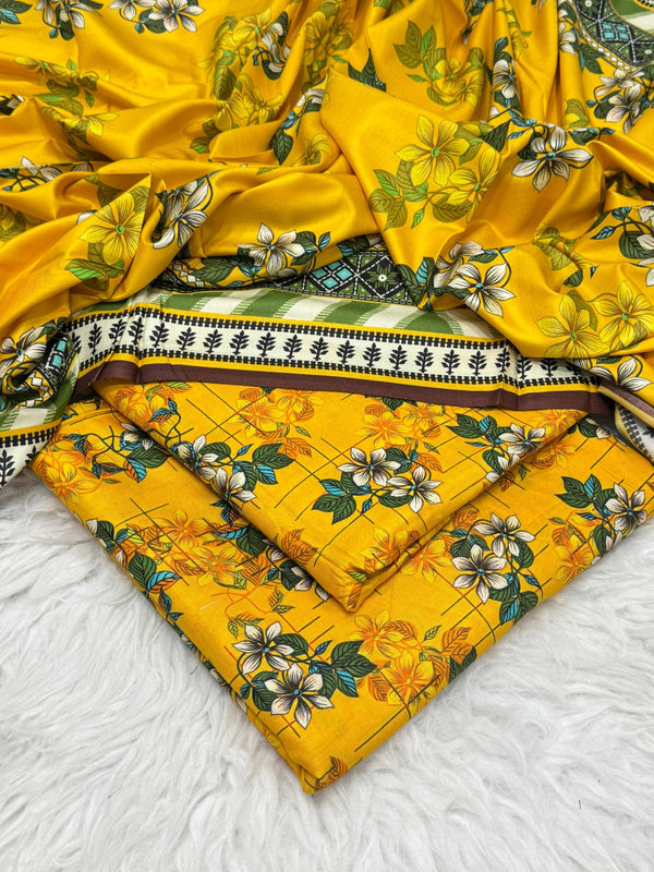 Digital Printed Linen Duppta